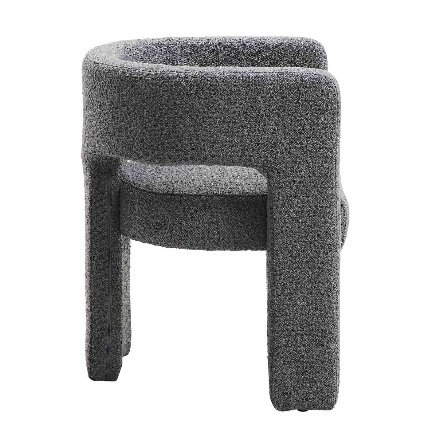 Chaise de salle à manger Greenwich Charcoal Boucle