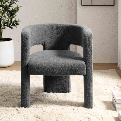 Chaise de salle à manger Greenwich Charcoal Boucle