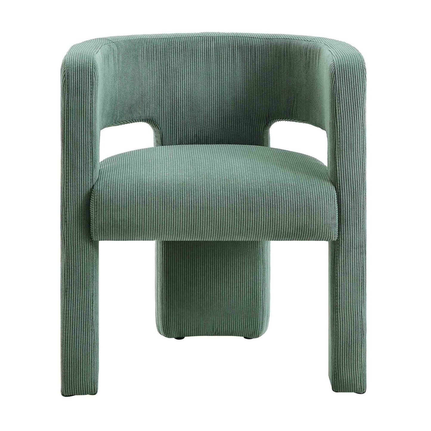 Chaise de salle à manger en velours côtelé vert sauge Greenwich