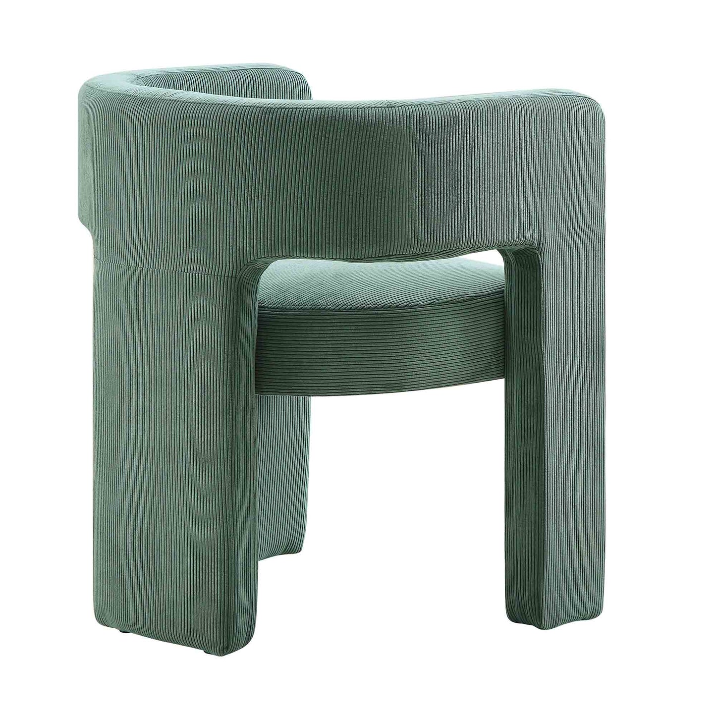 Chaise de salle à manger en velours côtelé vert sauge Greenwich