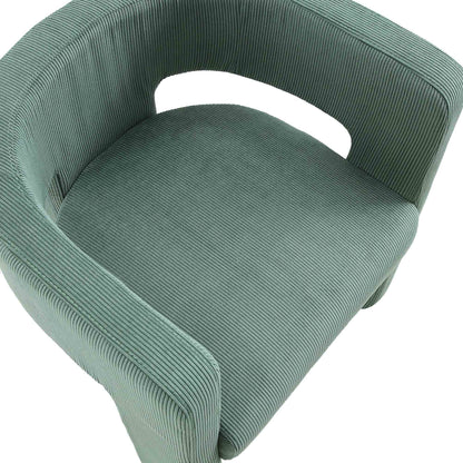 Chaise de salle à manger en velours côtelé vert sauge Greenwich