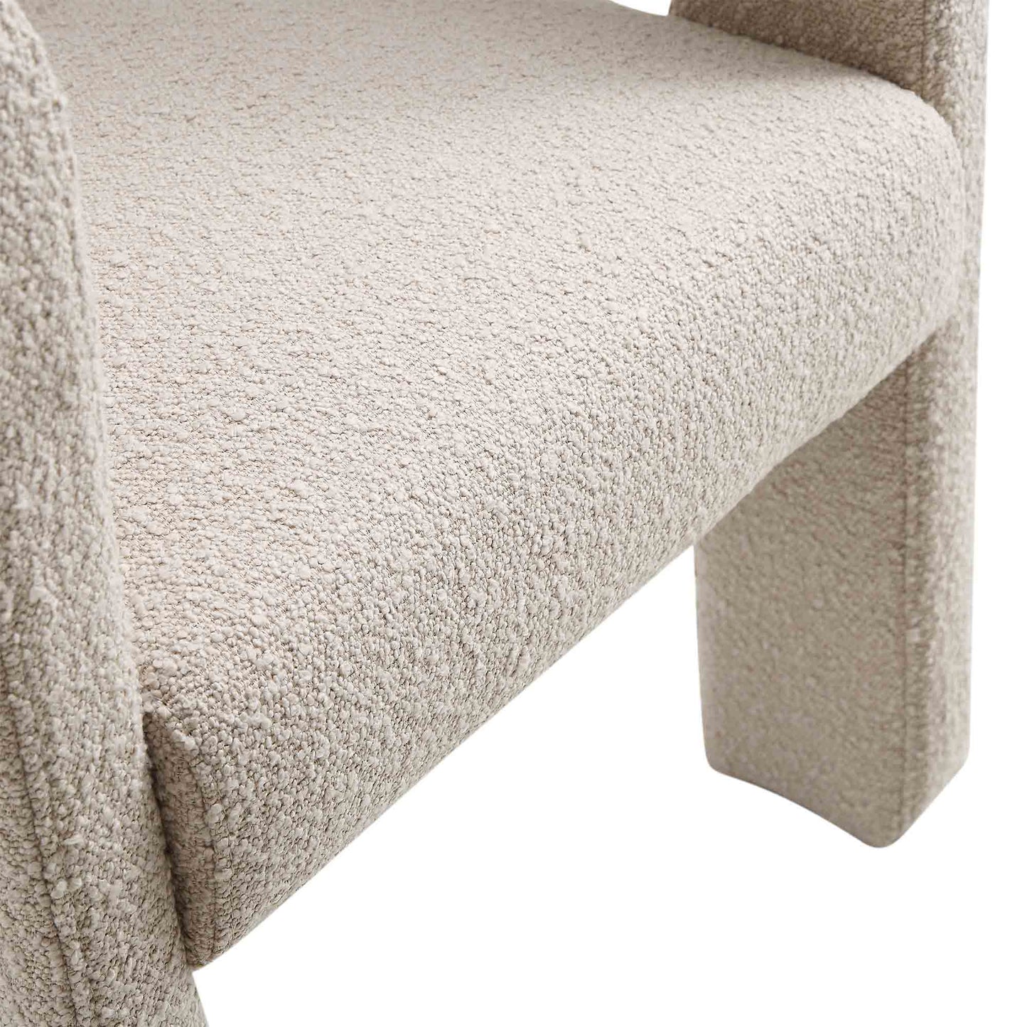 Chaise de salle à manger Greenwich Taupe clair Boucle