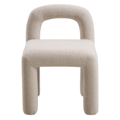 Chaise de salle à manger Libby Taupe clair Boucle