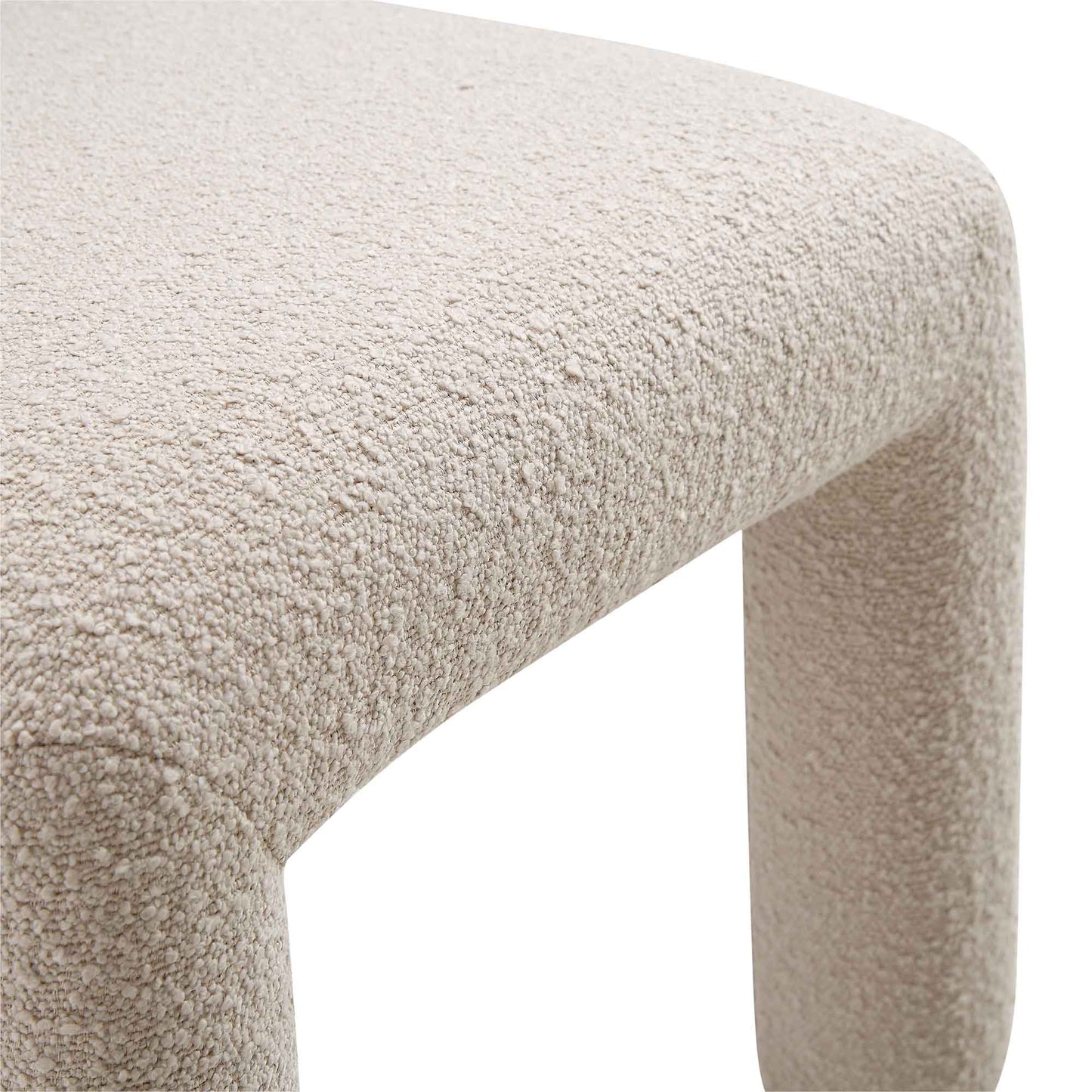 Chaise de salle à manger Libby Taupe clair Boucle