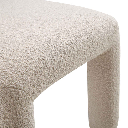 Chaise de salle à manger Libby Taupe clair Boucle