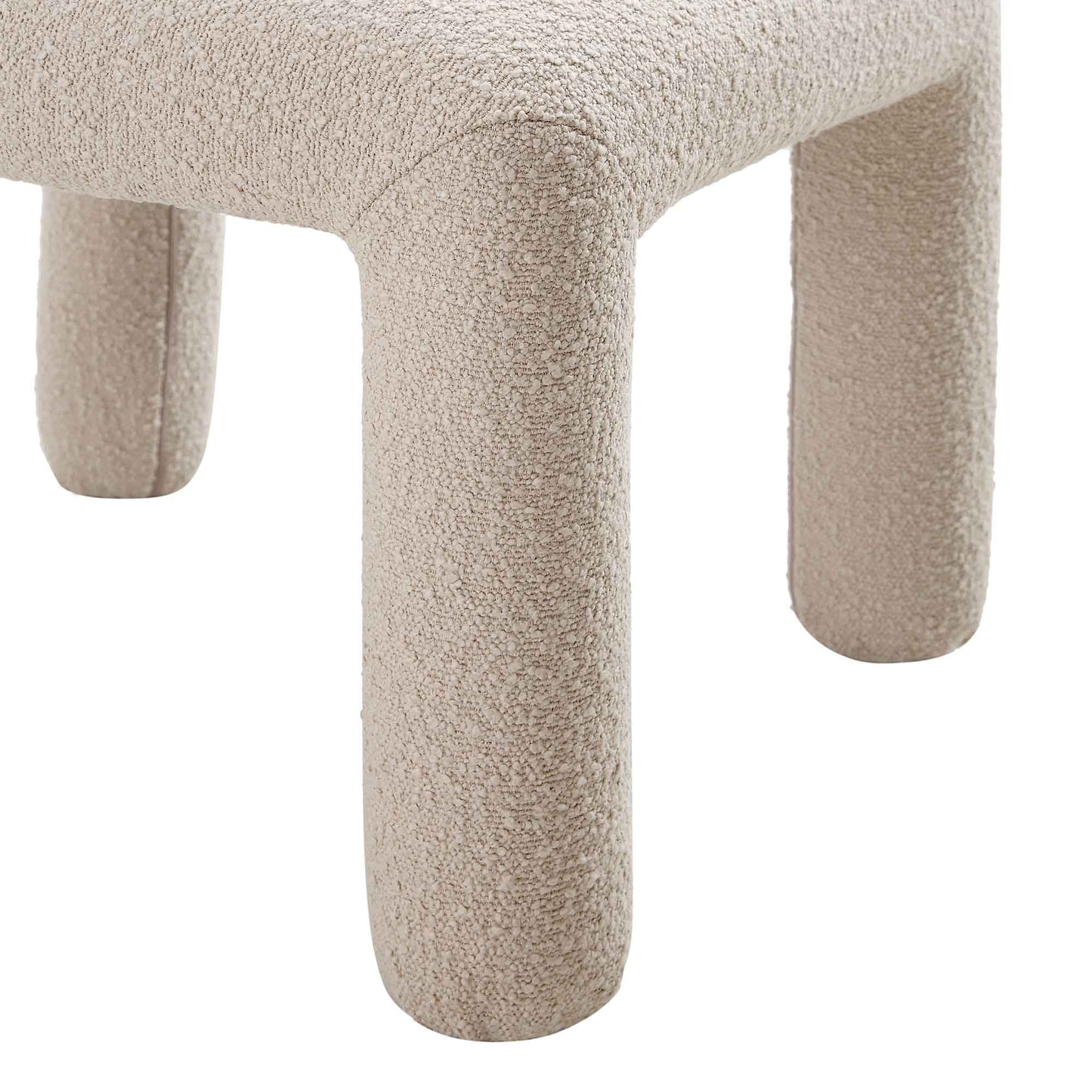 Chaise de salle à manger Libby Taupe clair Boucle