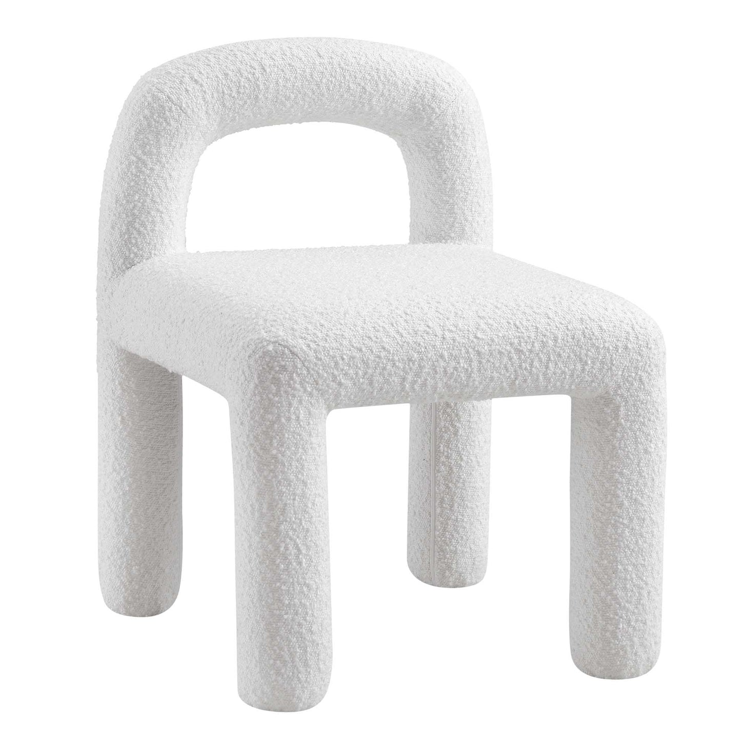 Chaise de salle à manger Libby White Boucle