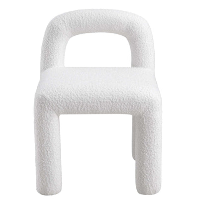 Chaise de salle à manger Libby White Boucle