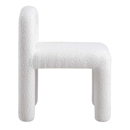 Chaise de salle à manger Libby White Boucle