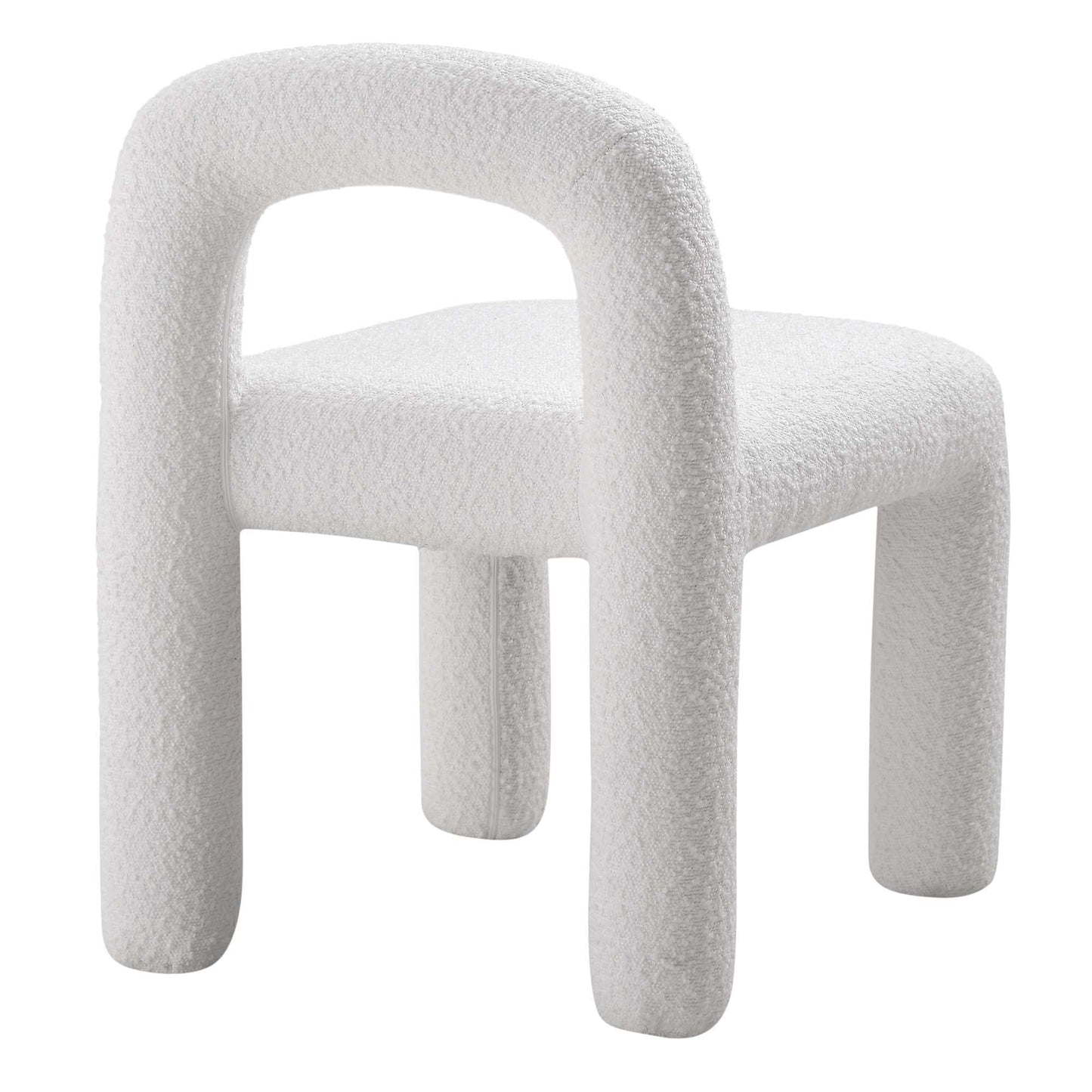 Chaise de salle à manger Libby White Boucle