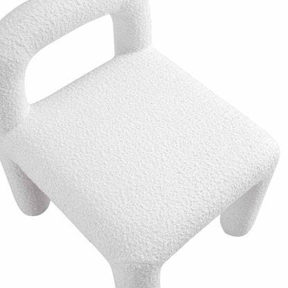 Chaise de salle à manger Libby White Boucle
