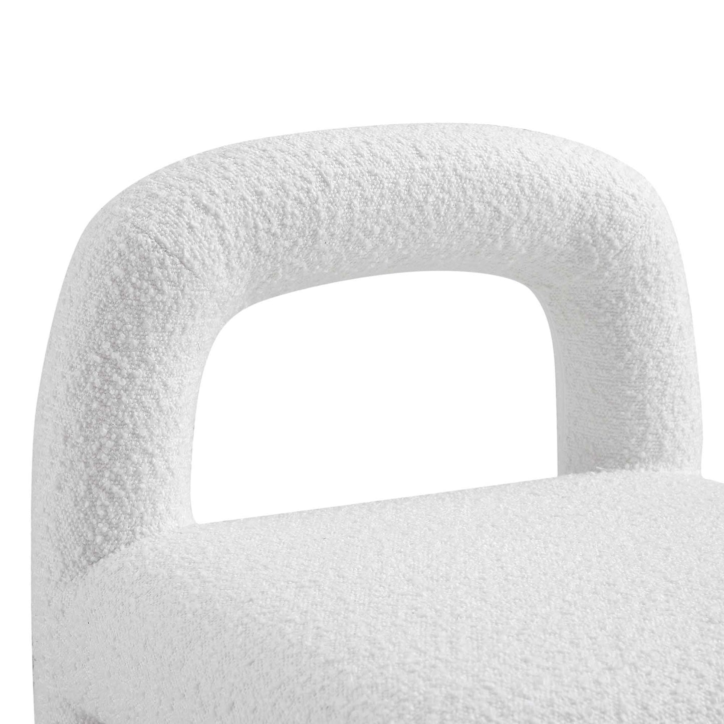 Chaise de salle à manger Libby White Boucle