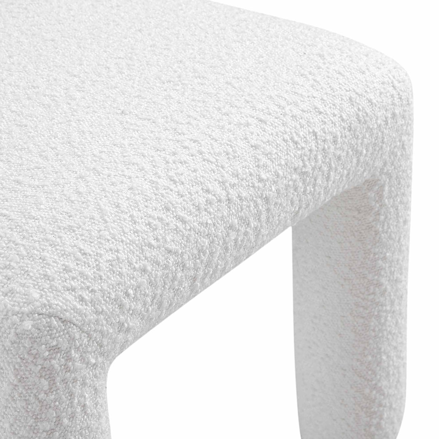 Chaise de salle à manger Libby White Boucle