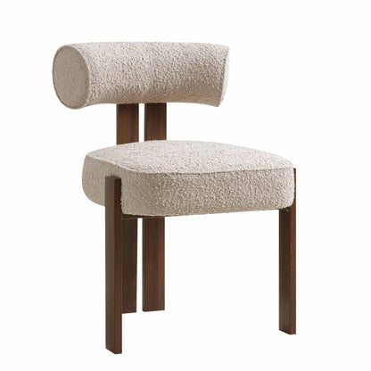 Chaise de salle à manger Ophelia Taupe Boucle