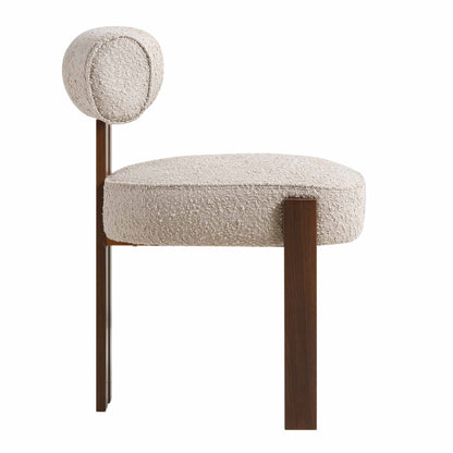 Chaise de salle à manger Ophelia Taupe Boucle