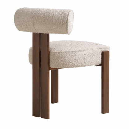 Chaise de salle à manger Ophelia Taupe Boucle