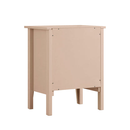 Table de chevet Oakham à 1 tiroir, rose nude
