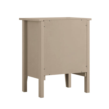 Table de chevet à 1 tiroir Oakham, gris foncé