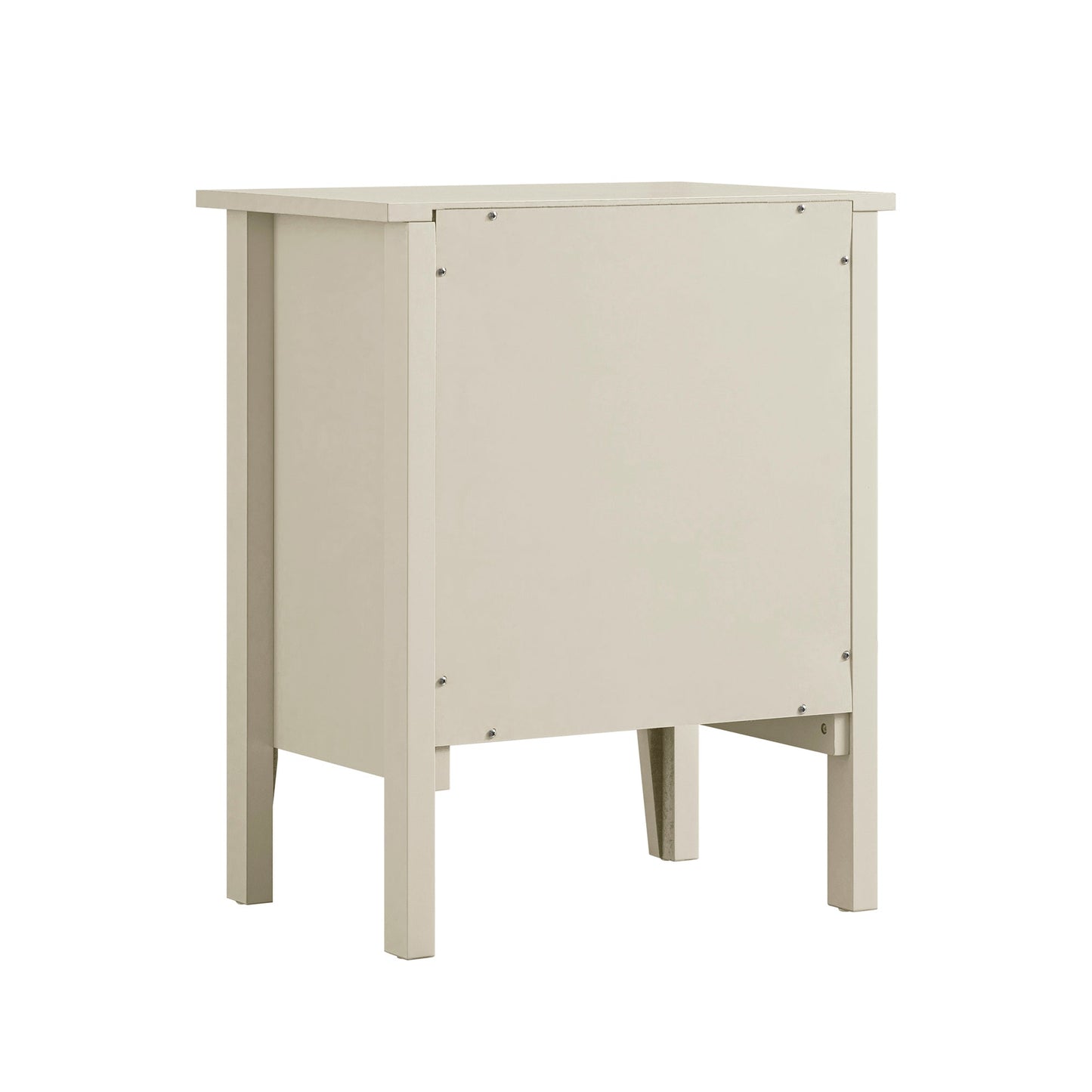 Table de chevet Oakham à 1 tiroir, blanc ombré