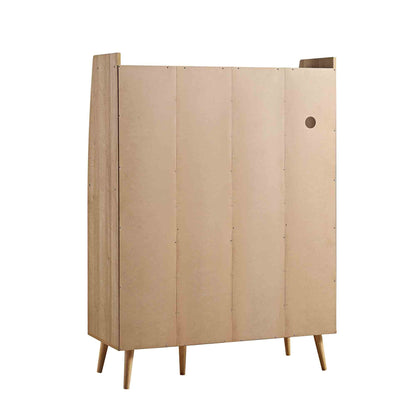 Armoire de cuisine en rotin tressé Frances, naturel