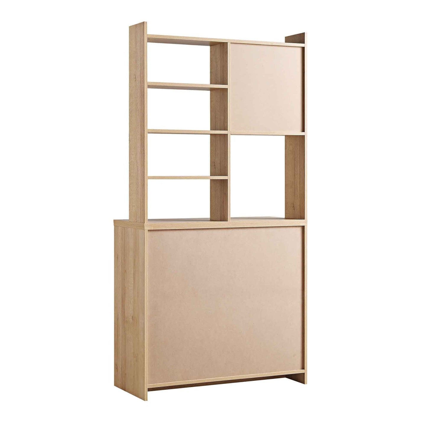 Armoire de rangement en rotin tressé Frances, naturel