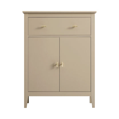 Petit buffet Oakham avec tiroir, gris foncé