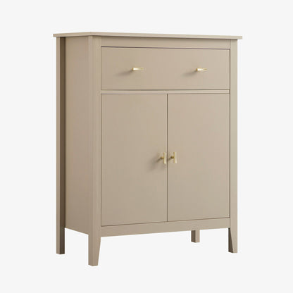 Petit buffet Oakham avec tiroir, gris foncé