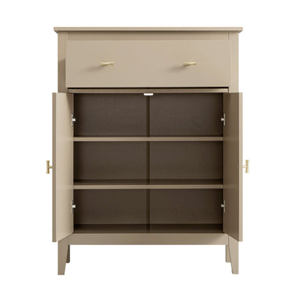 Petit buffet Oakham avec tiroir, gris foncé