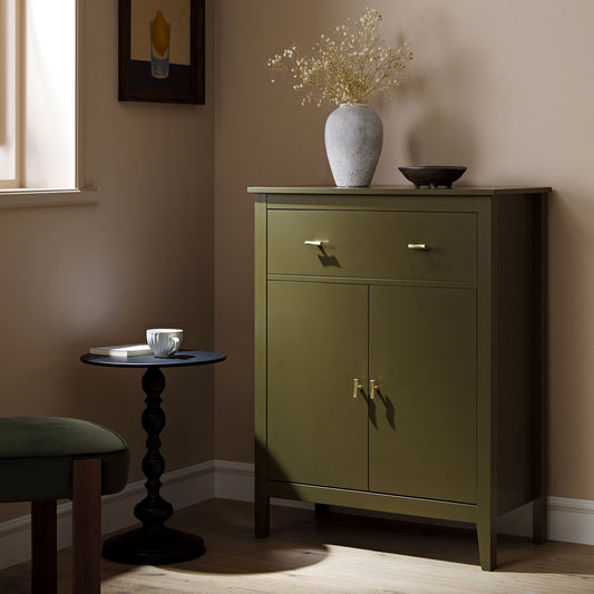 Petit buffet avec tiroir Oakham, Olive Grove