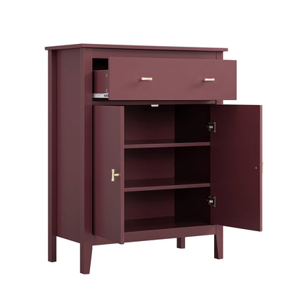 Petit buffet Oakham avec tiroir, merisier sauvage