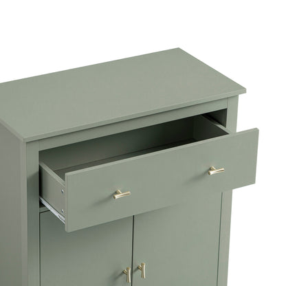 Petit buffet Oakham avec tiroir, sauge du désert