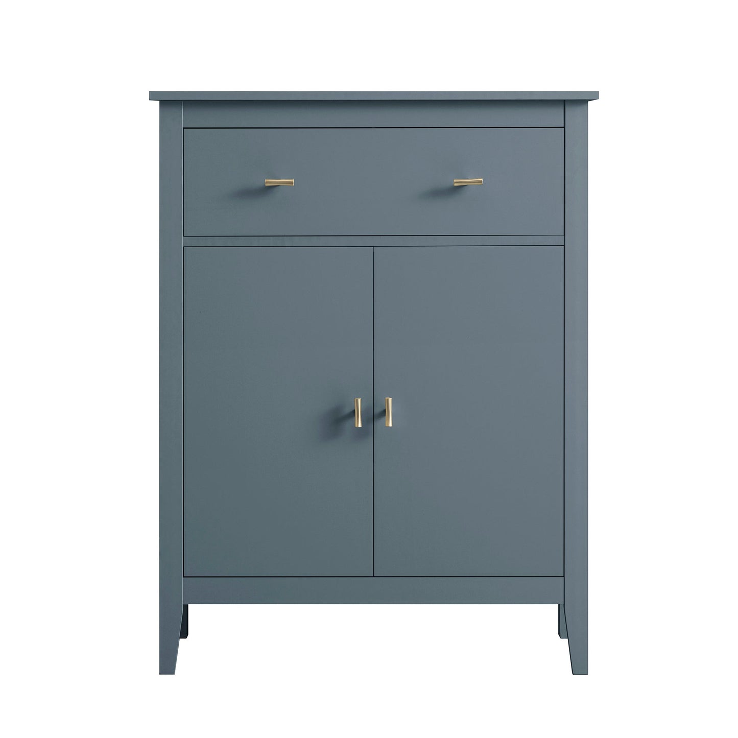 Petit buffet Oakham avec tiroir, bleu orage