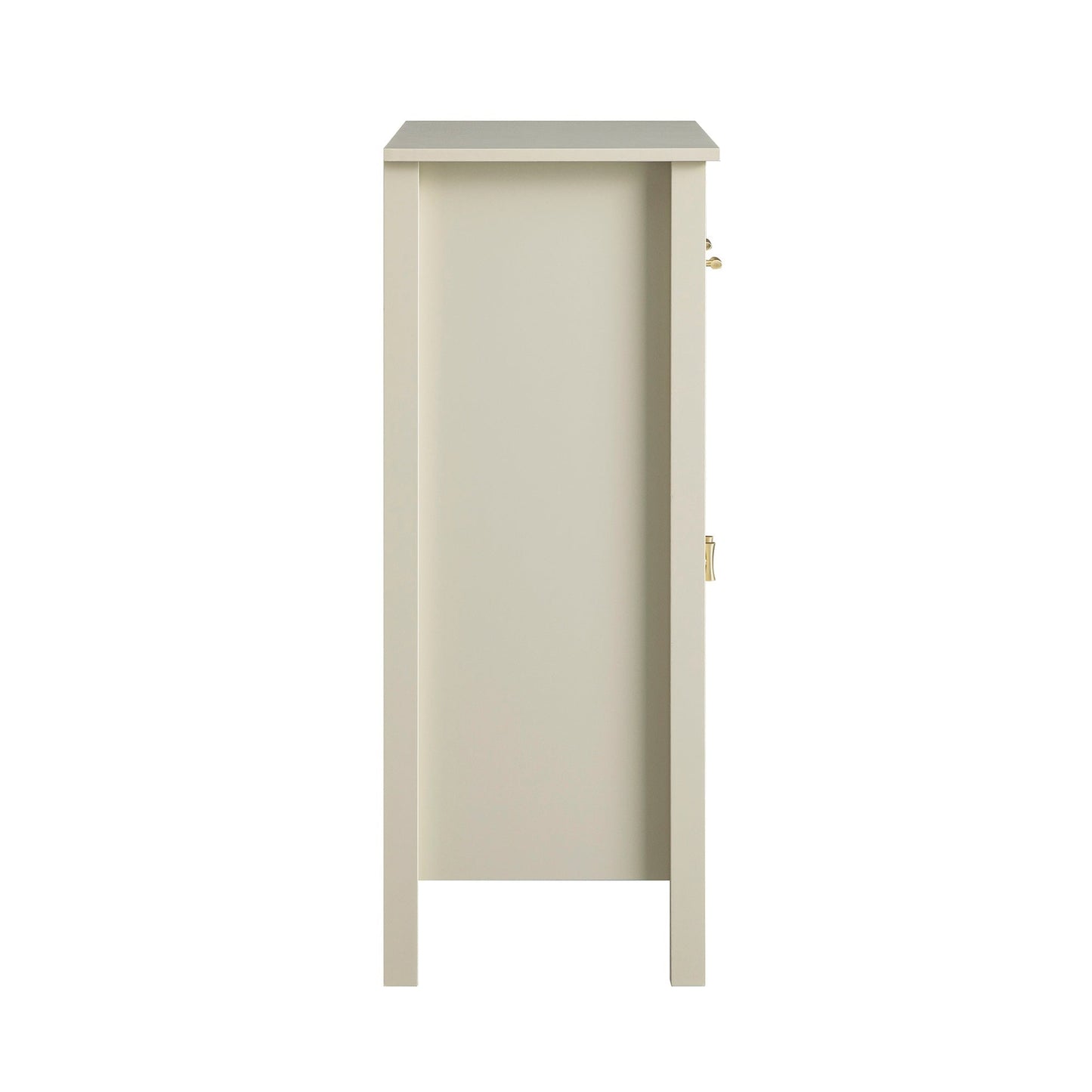 Petit buffet Oakham avec tiroir, blanc ombré