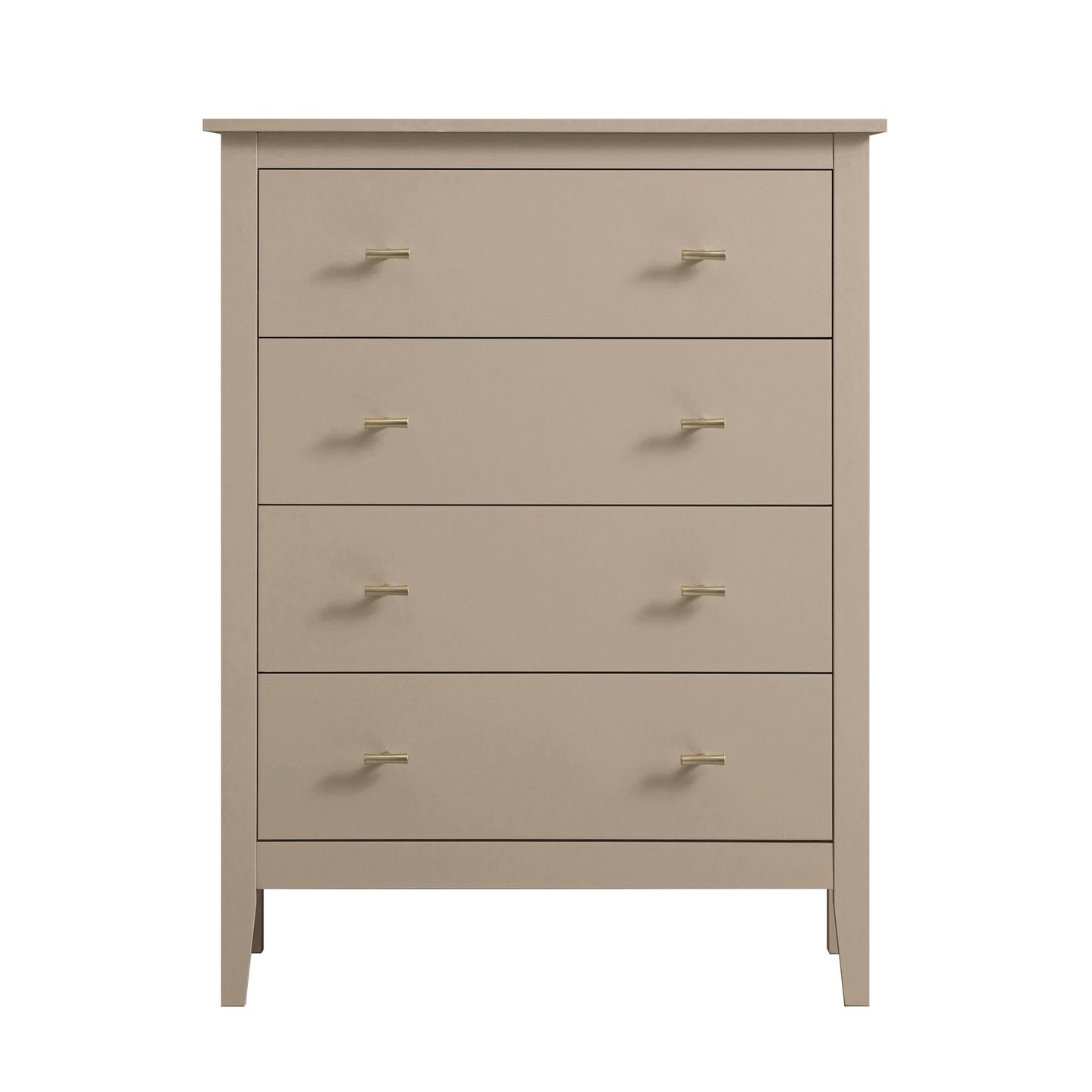 Commode 4 tiroirs Oakham, gris foncé