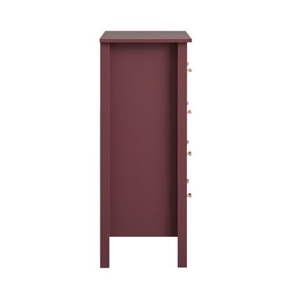 Commode 4 tiroirs Oakham, cerisier sauvage