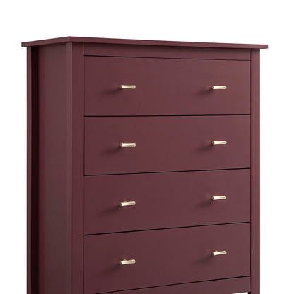 Commode 4 tiroirs Oakham, cerisier sauvage