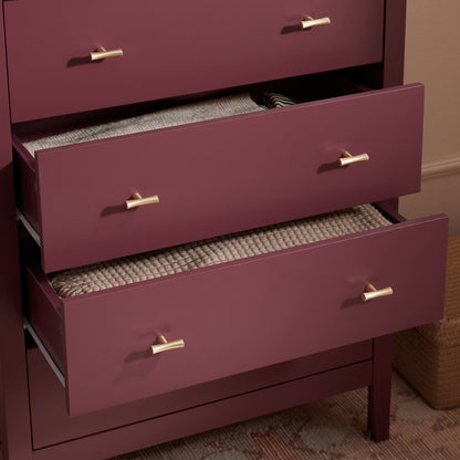 Commode 4 tiroirs Oakham, cerisier sauvage