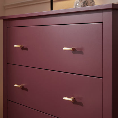 Commode 4 tiroirs Oakham, cerisier sauvage
