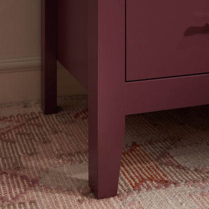 Commode 4 tiroirs Oakham, cerisier sauvage