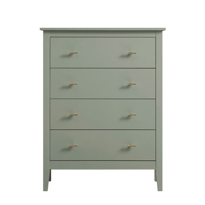 Commode 4 tiroirs Oakham, sauge du désert
