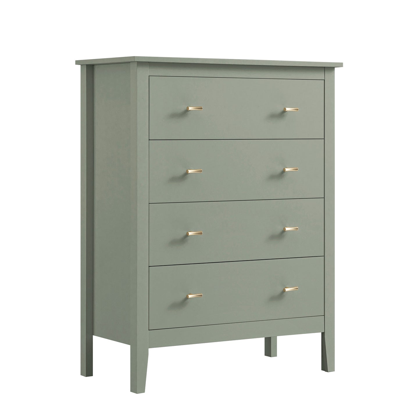 Commode 4 tiroirs Oakham, sauge du désert