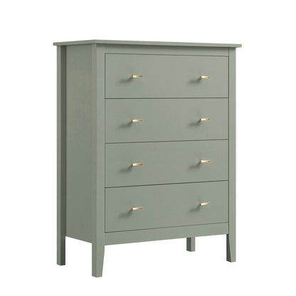 Commode 4 tiroirs Oakham, sauge du désert