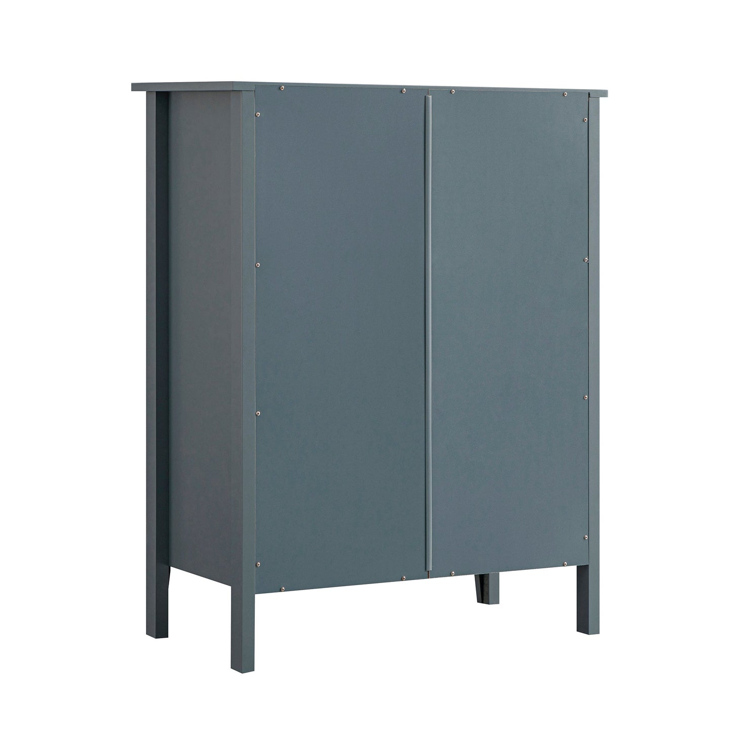 Commode 4 tiroirs Oakham, bleu orageux