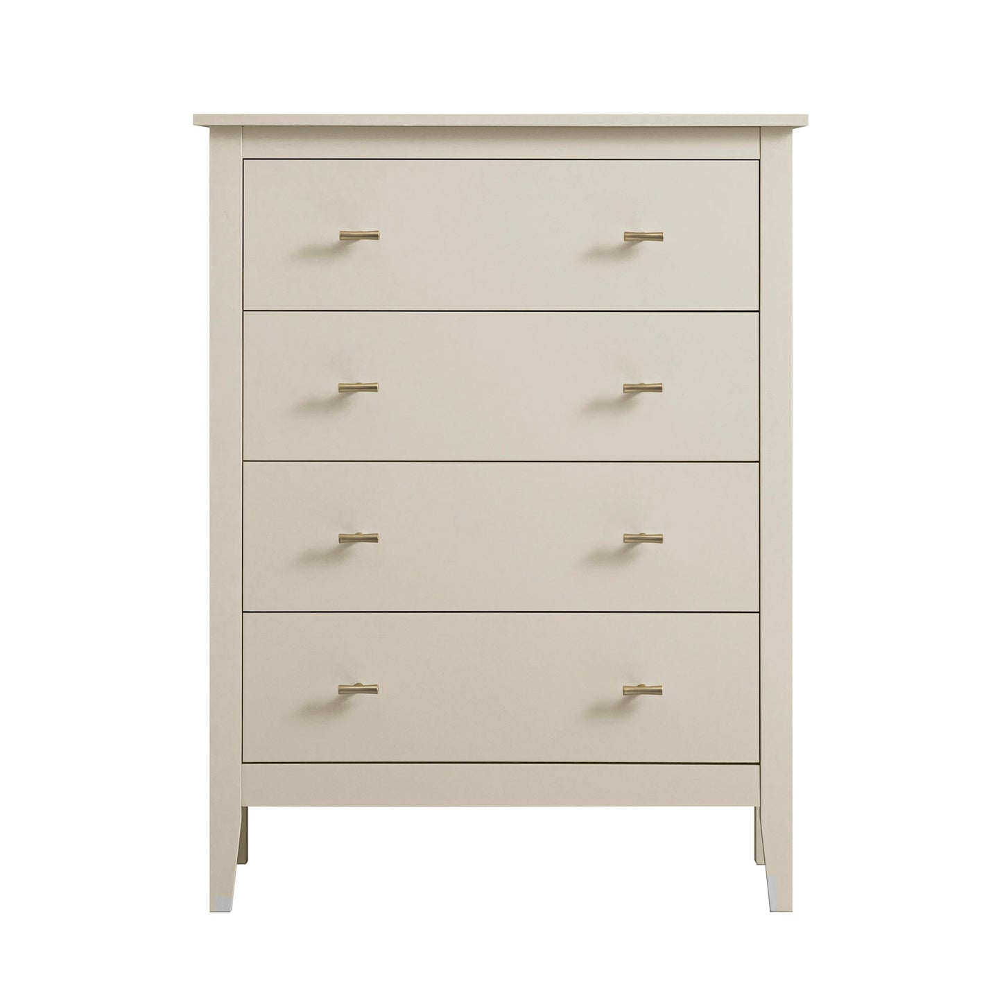 Commode 4 tiroirs Oakham, blanc ombré