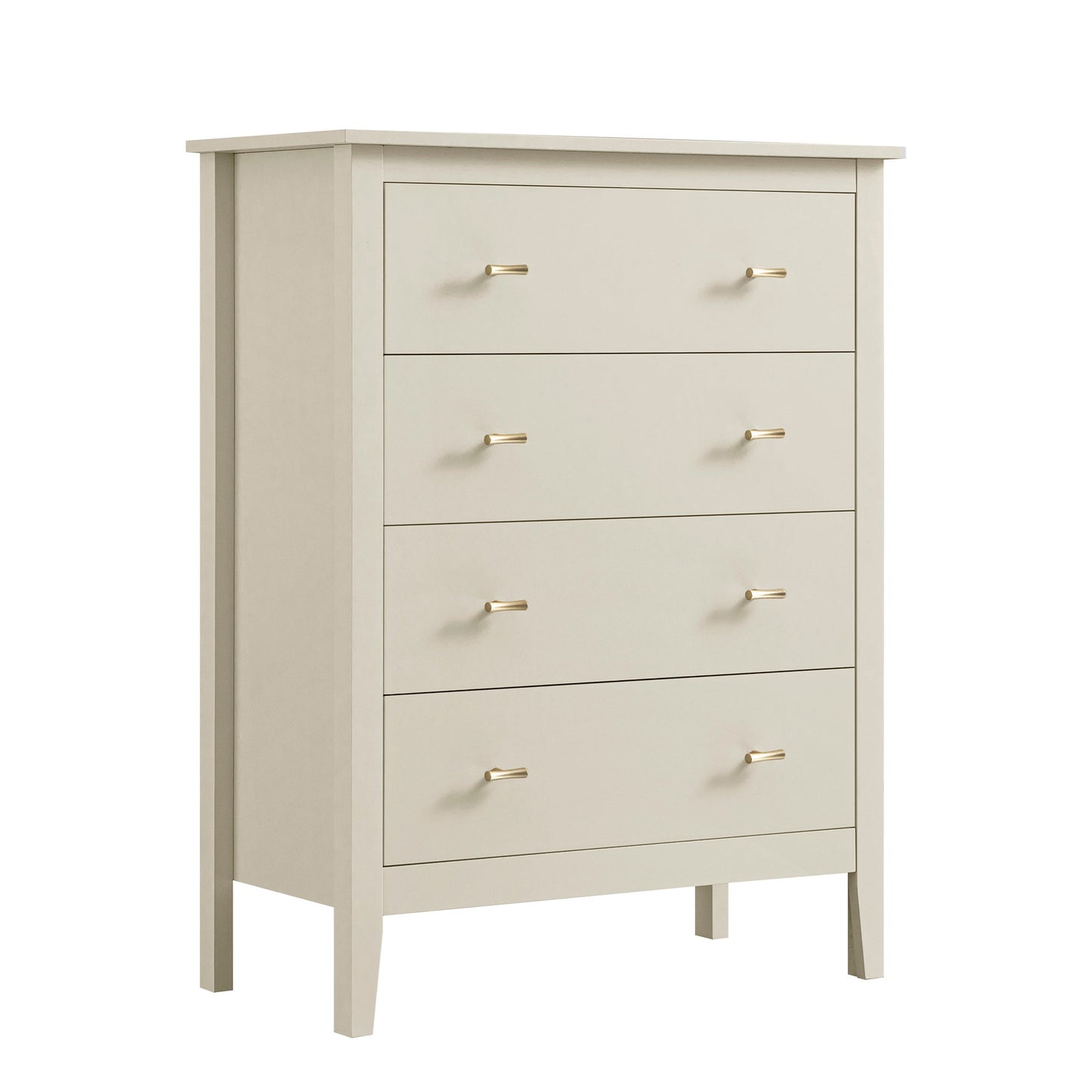 Commode 4 tiroirs Oakham, blanc ombré