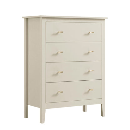 Commode 4 tiroirs Oakham, blanc ombré