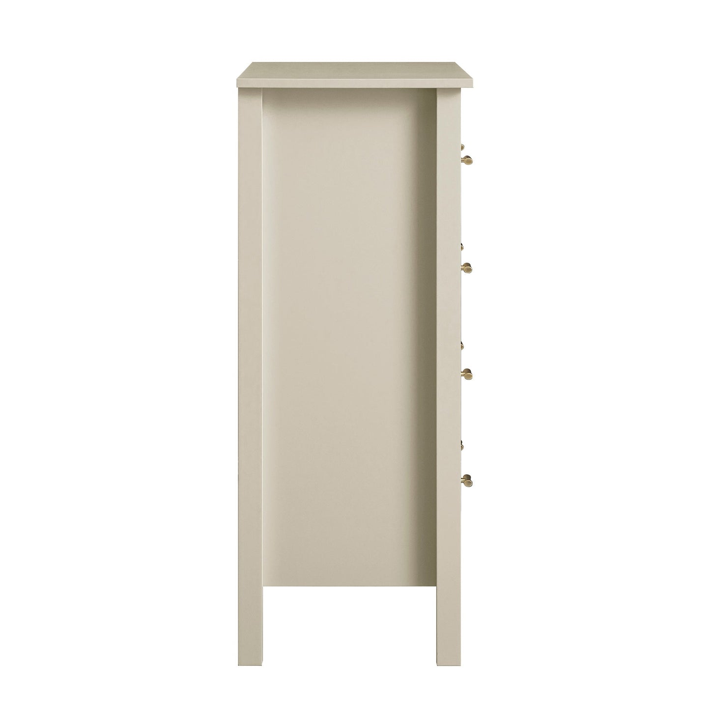 Commode 4 tiroirs Oakham, blanc ombré