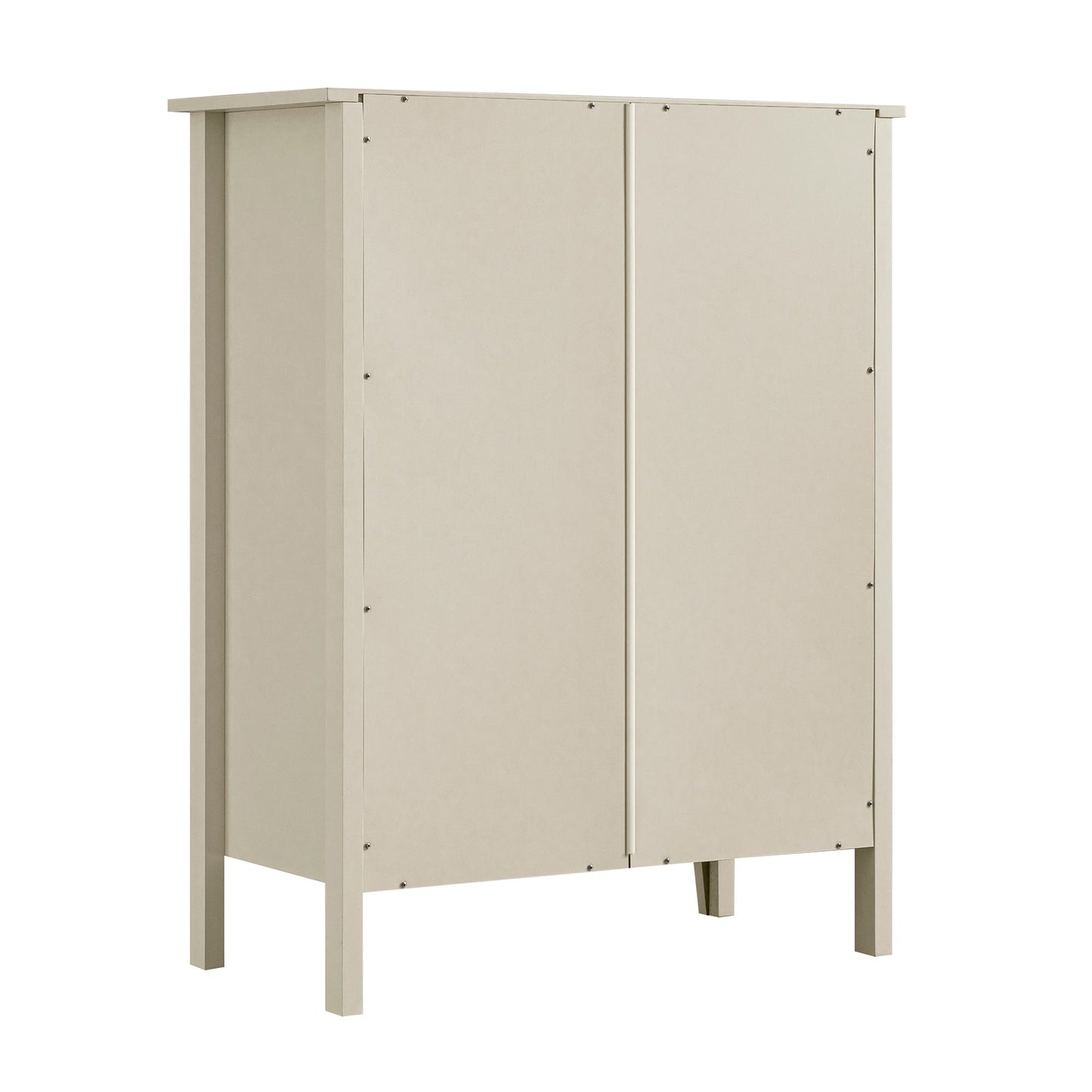 Commode 4 tiroirs Oakham, blanc ombré