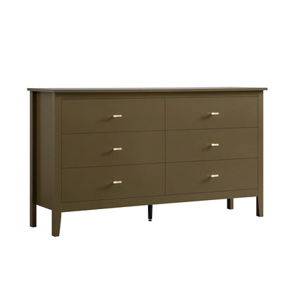 Commode 6 tiroirs Oakham, Olive Grove