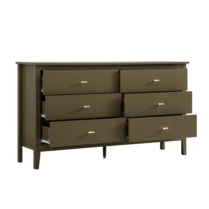 Commode 6 tiroirs Oakham, Olive Grove